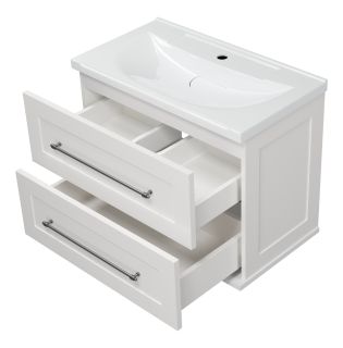 Подвесная тумба под раковину Misty Марта 70см белый